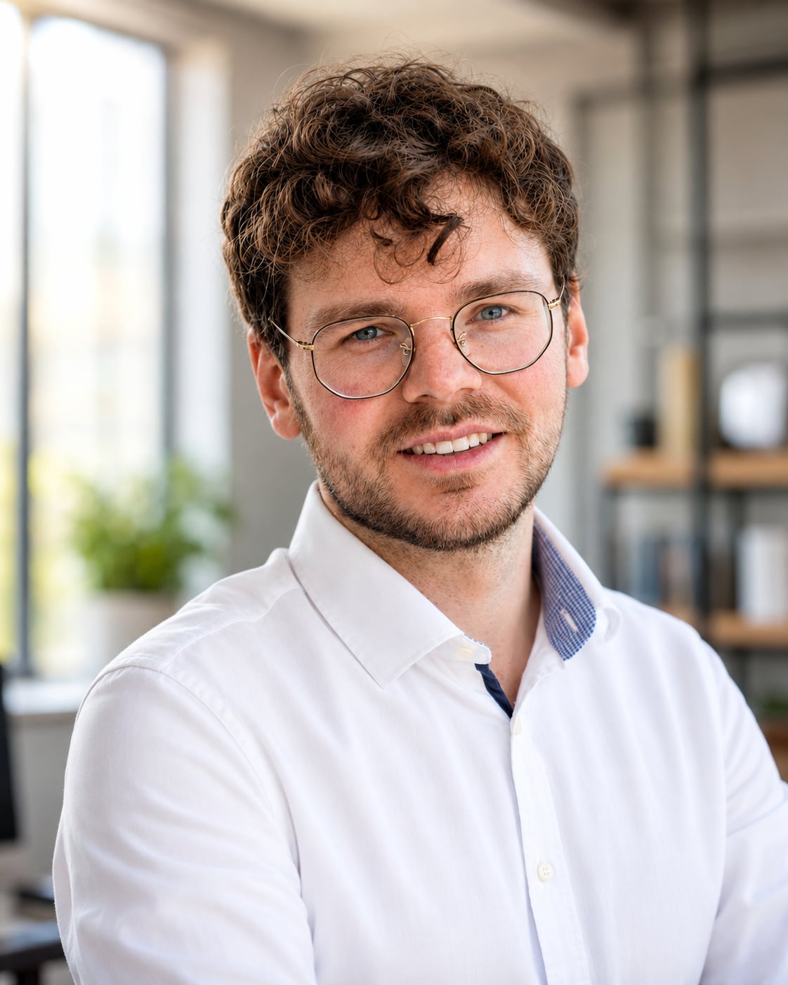 Sebastian Rehm — Gründer von Alpenrand Webdesign — Porträt in seinem Studio im Bodensee-Allgäu-Raum